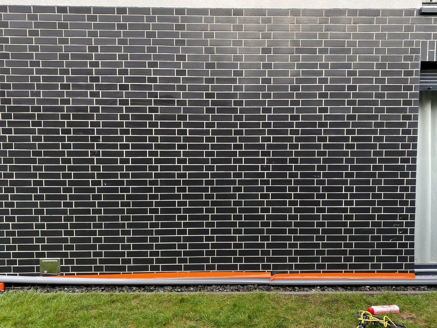 Gereinigte Klinkerfassade